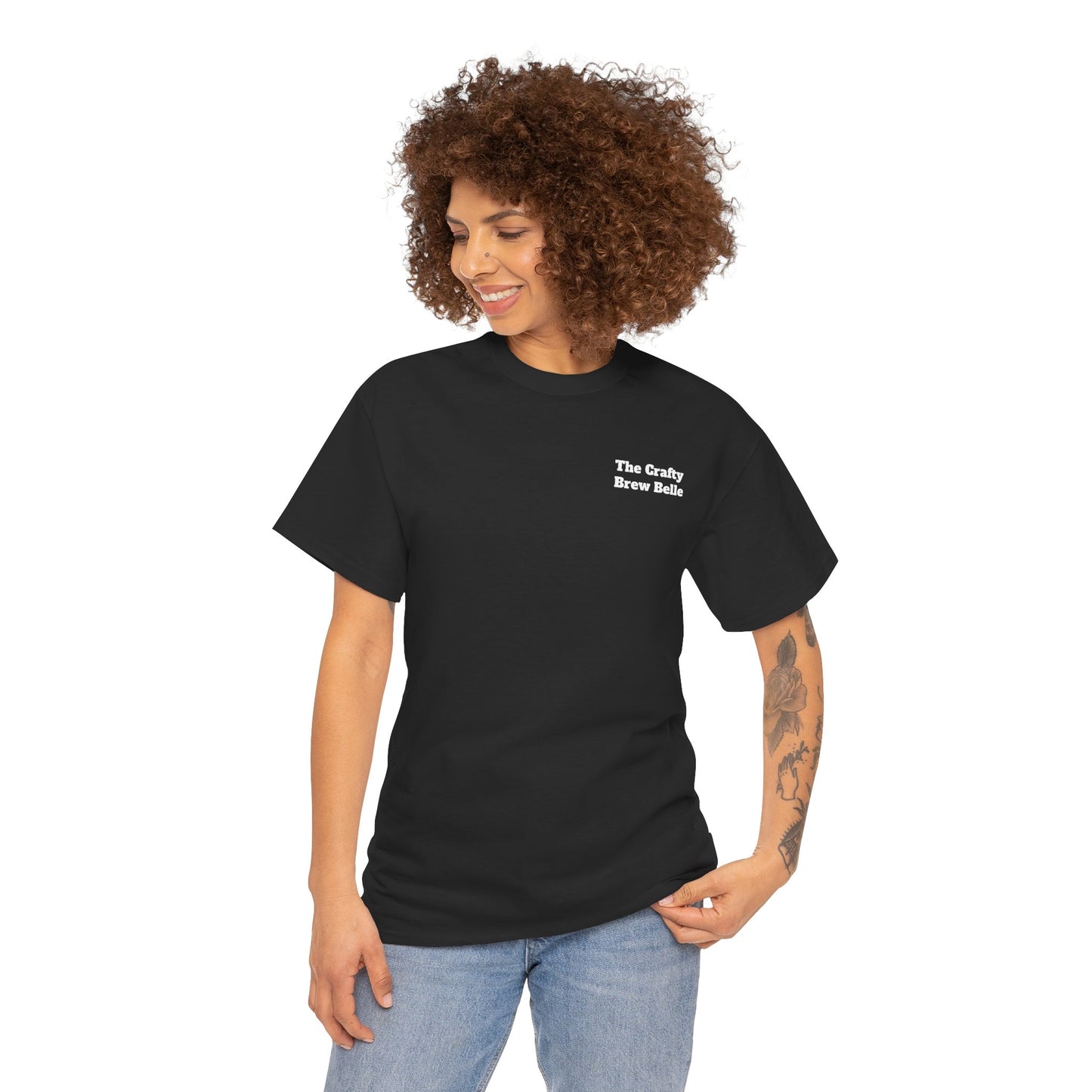 The Crafty Brew Belle Unisex T-shirt – Midnight Edition