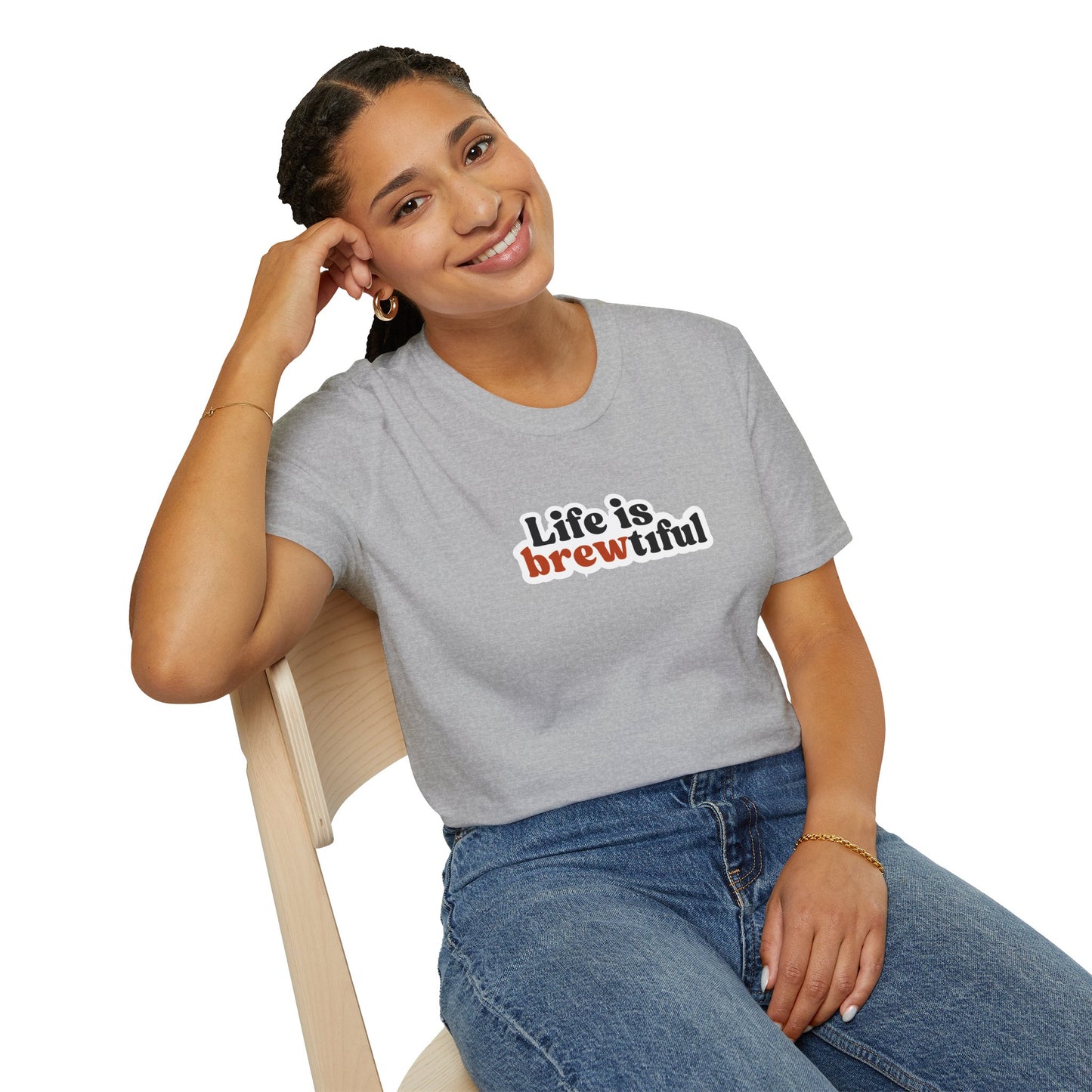 Life is Brewtiful Unisex T-Shirt - Craft Beer, Good Vibes Only