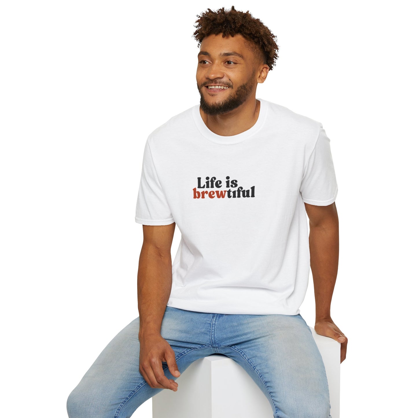 Life is Brewtiful Unisex T-Shirt - Craft Beer, Good Vibes Only