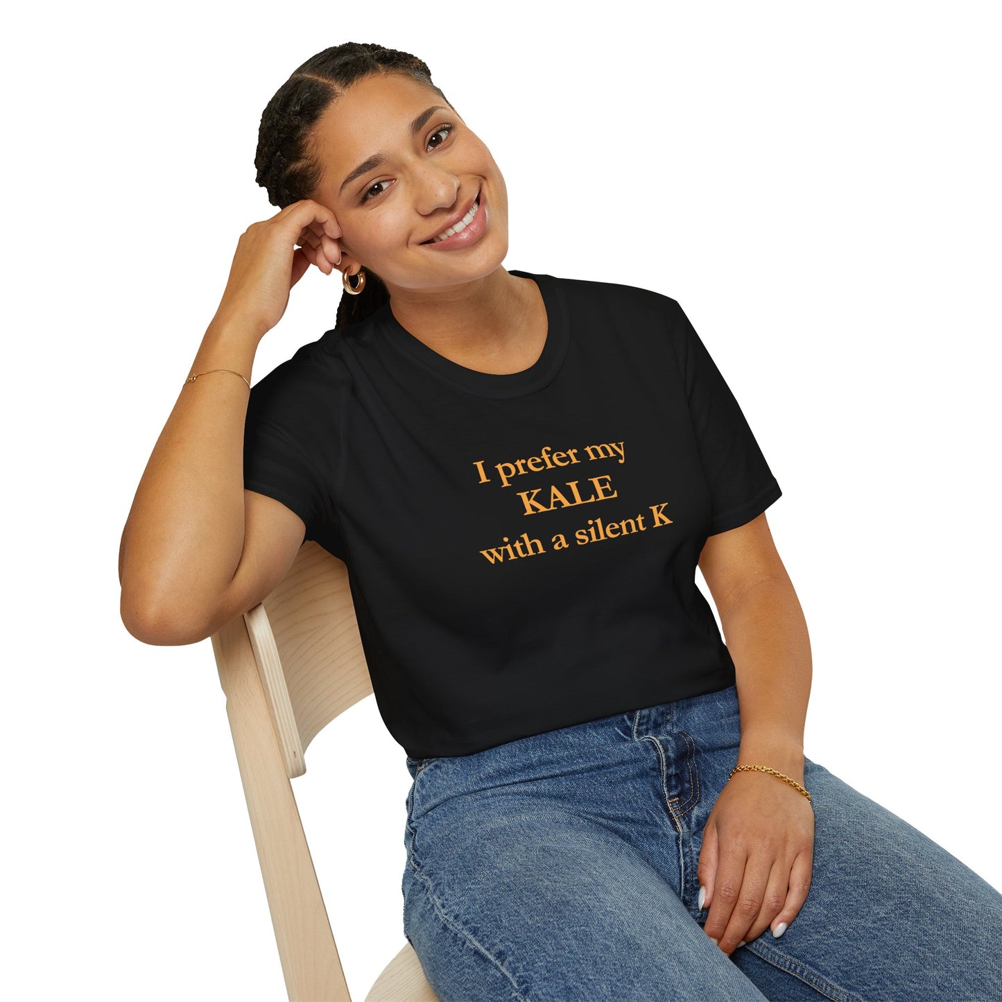I prefer my kale with a silent K Unisex Tshirt